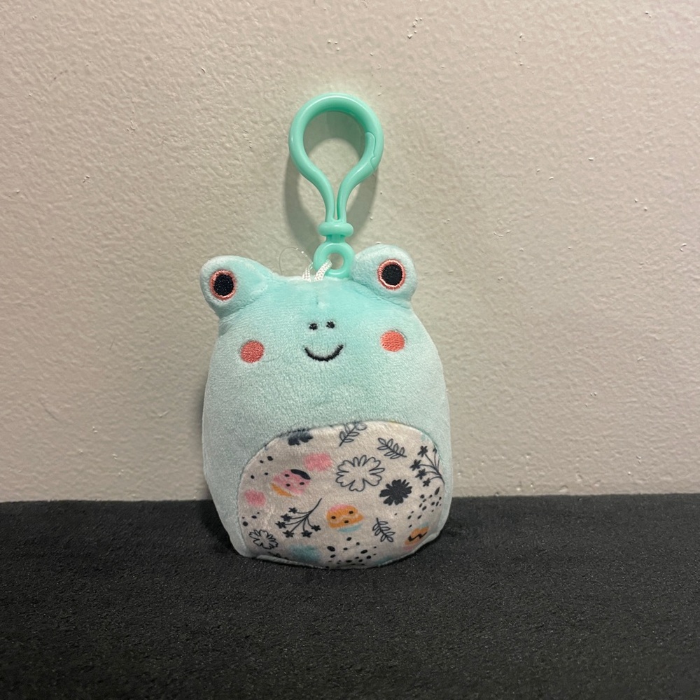 Squishmallows Fritz the Frog Clip 3.5”